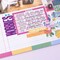 Shimelle Main Character Energy Thickers Stickers 188/Pkg-Alpha Purple Glitter
